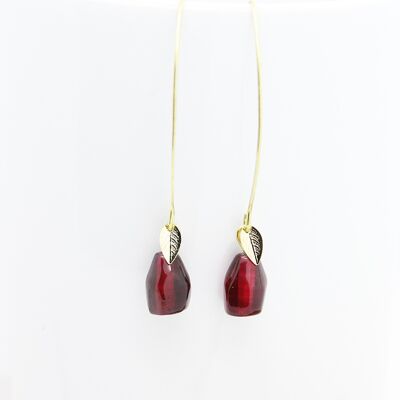 Unique Pomegranate Seed Earrings "Anar"