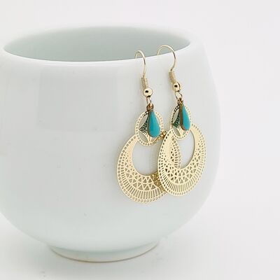 "Oriental chic" earrings