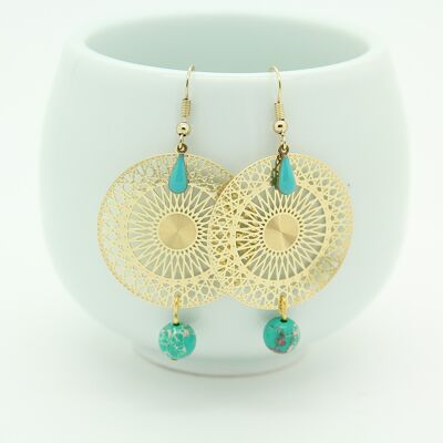 "Oriental chic" earrings
