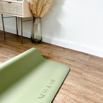 PU Yoga Mat 4mm - with free carry strap
