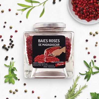 Baies roses pot empilable 65 gr