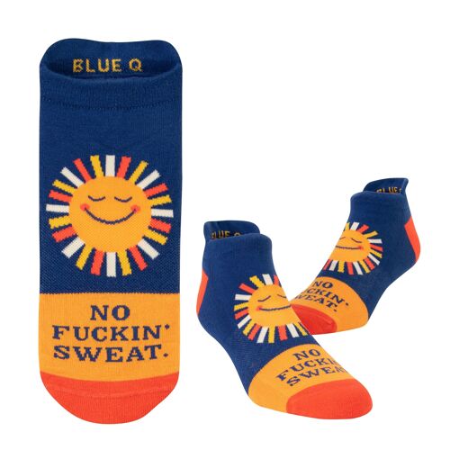 No Fuckin' Sweat Sneaker Socks S/M