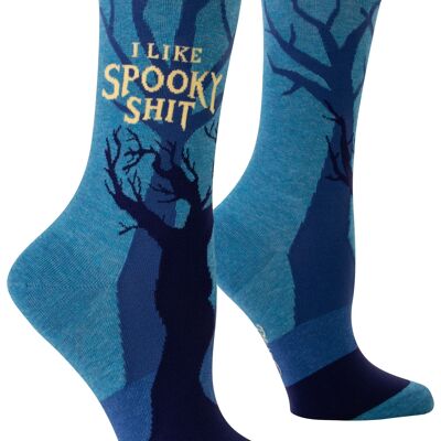 Me gustan los calcetines Spooky Shit Crew