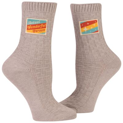 Wonderful Person Tag Socken S/M