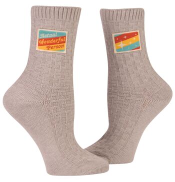 Wonderful Person Tag Chaussettes S/M