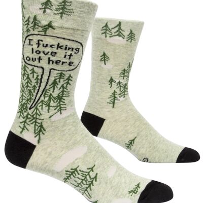 I Fucking Love It Out Here Chaussettes pour hommes