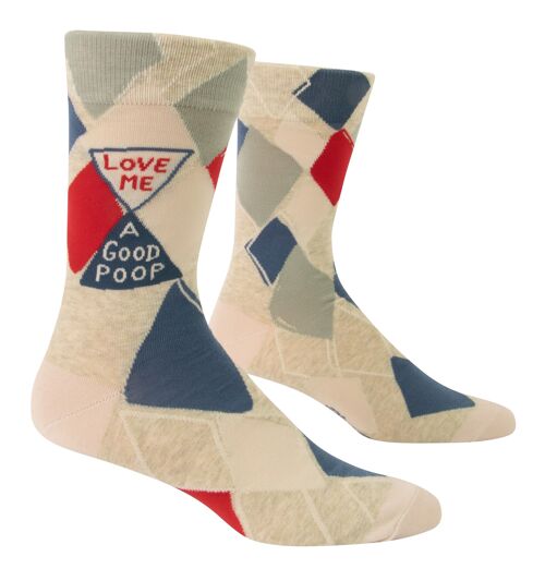 Love Me A Good Poop Men's Socks