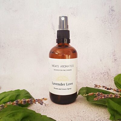 Lavender Love - Sleep - Habitación de aromaterapia y spray de lino