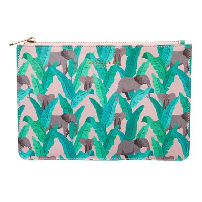 Elephant pouch made of vegan leather