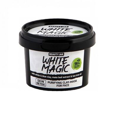 WHITE MAGIC Mascarilla facial de arcilla limpiadora, 120gr