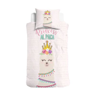 KLEINES MONSTER Prinzessin Al Paca Rosa 135 x 200