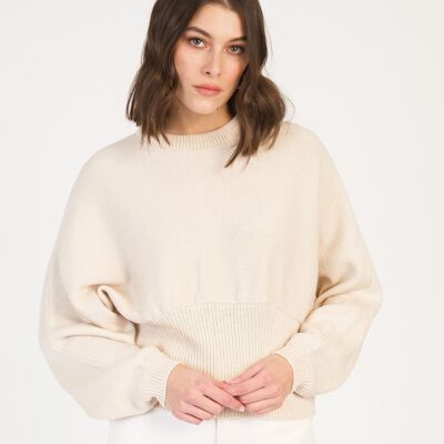 Pull en maille VANILLA ecru