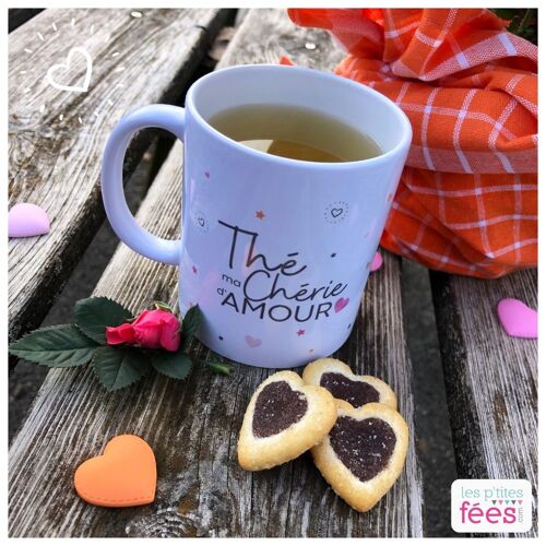 MUG "thé ma chérie d'amour" (st Valentin)