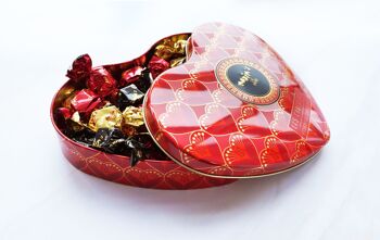 Grande boîte coeur | assortiment de chocolat 8