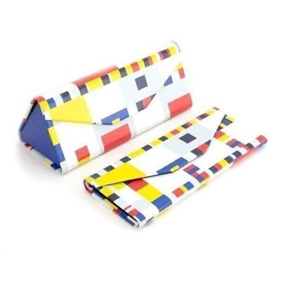 Foldable spectacle case, Mondrian , Boogie Woogie