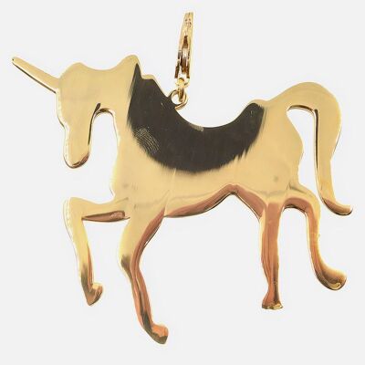 Pendentifs - Médaillon Acier Inoxydable Licorne - 14518