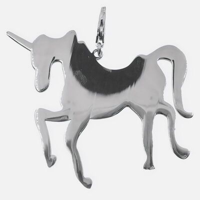 Pendentifs - Médaillon Acier Inoxydable Licorne - 14517