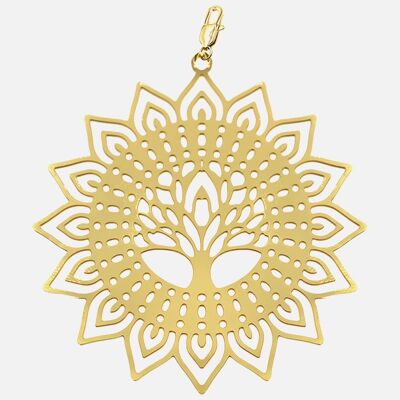 Pendentifs - Pendentif Acier Inoxydable Arbre de Vie Soleil - 15414