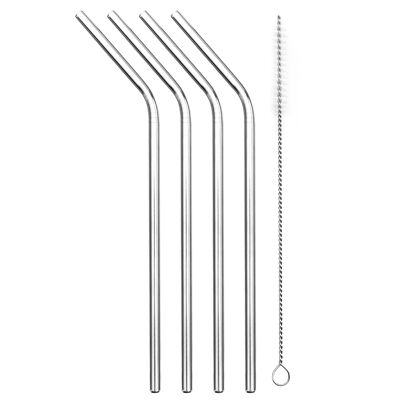 Metal Straws Silver (Set of 4)