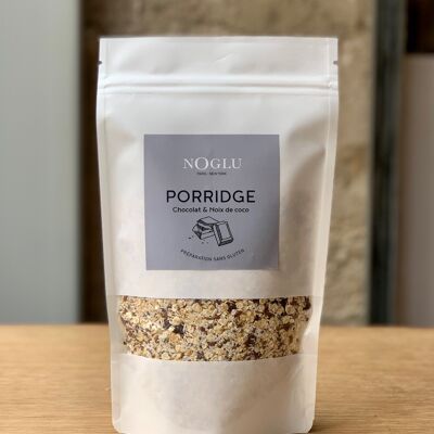 Porridge di cioccolato e cocco biologico