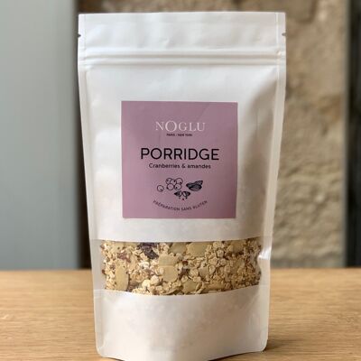 Porridge cranberries & amandes BIO