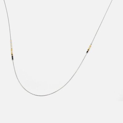 Colliers - Collier Long Acier Inoxydable Perles - 3892