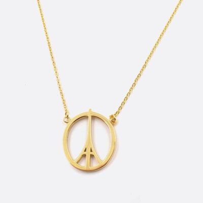 Colliers - Collier Acier Inoxydable Peace And Love - 4017