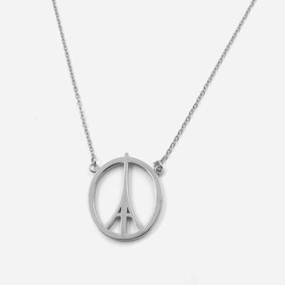 Colliers - Collier Acier Inoxydable Peace And Love - 4018