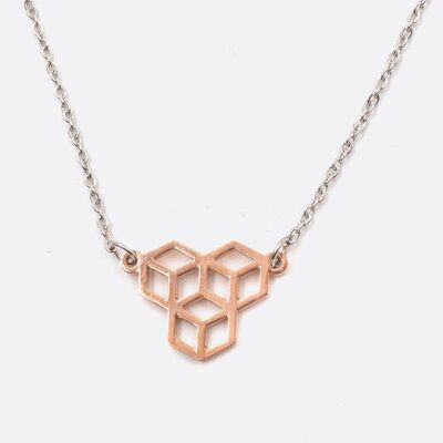 Colliers - Collier Acier Inoxydable Formes Géométriques - 4024