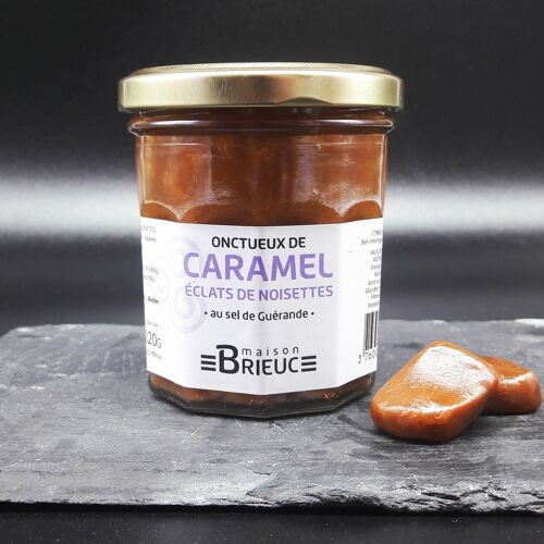 Onctueux de Caramel aux éclats de noisettes - 220g