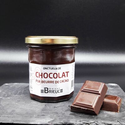 Cremige dunkle Schokolade mit reiner Kakaobutter - 220g