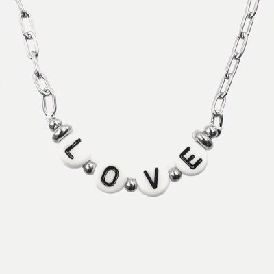 Colliers - Collier Acier Inoxydable Ecriture LOVE - 15035