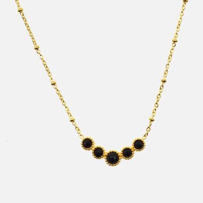 Colliers - Collier Acier Inoxydable 5 Perles - 16862