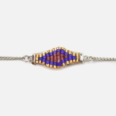 Bracelets - Bracelet Chaine Perles Forme Losange - 3159