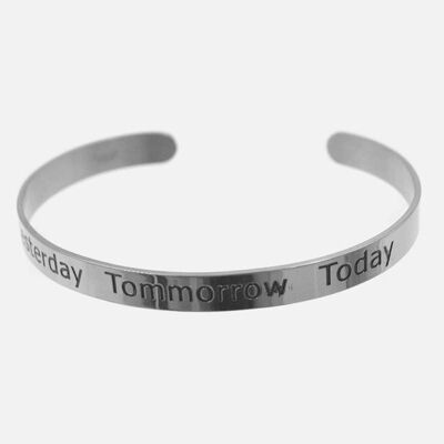 Bracelets - Bracelet Jonc Acier Inoxydable Tommorrow Today - 3421