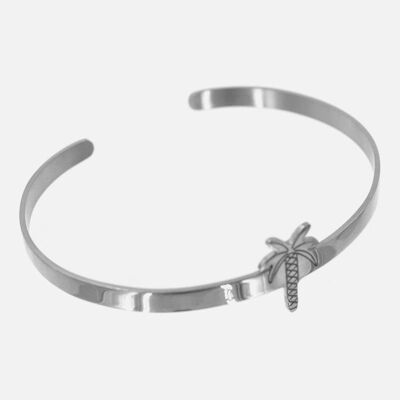 Bracelets - Bracelet Jonc Acier Inoxydable Palmier - 8950