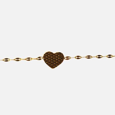 Bracelets - Bracelet Acier Inoxydable Coeur - 11050