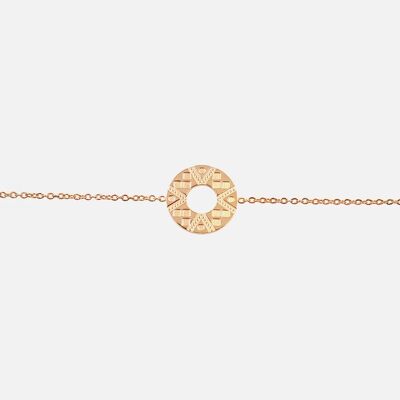 Bracelets - Bracelet Acier Inoxydable Circulaire avec Motifs Géométrique - 14225