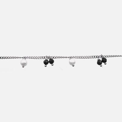 Bracelets - Bracelet Acier Inoxydable Multiples Perles Pendante - 16031