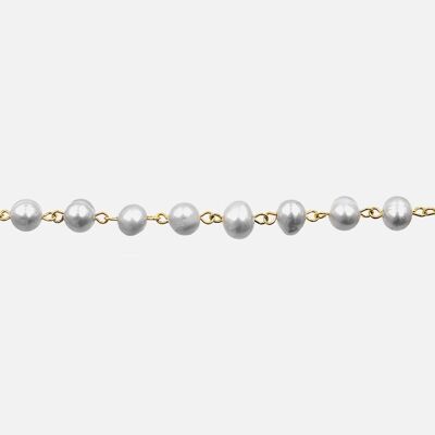 Bracelets - Bracelet Acier Inoxydable Multiples Perles Naturelles - 16022