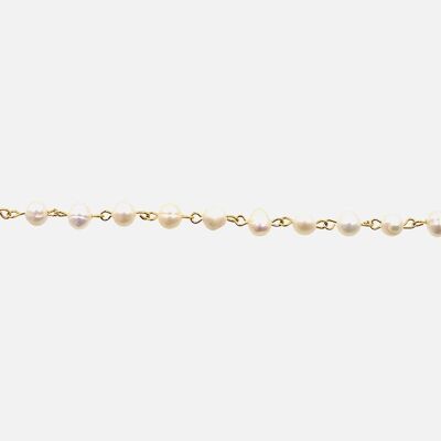 Bracelets - Bracelet Acier Inoxydable Multiples Perles Naturelles - 16021