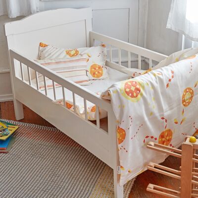 Biancheria da letto per bambini Starflower arancione