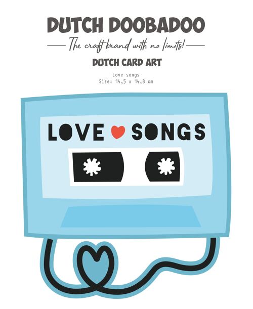 DDBD Card-Art Love songs A5