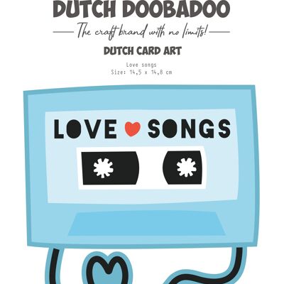 DDBD Card-Art Love songs A5