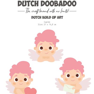 Tarjeta DDBD Art Construido Cupido A5