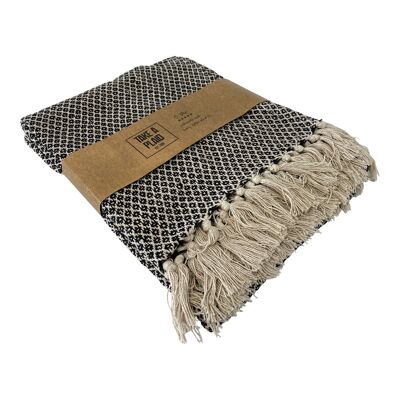 Organic Cotton Yoga Blanket (handwoven) - Samarali