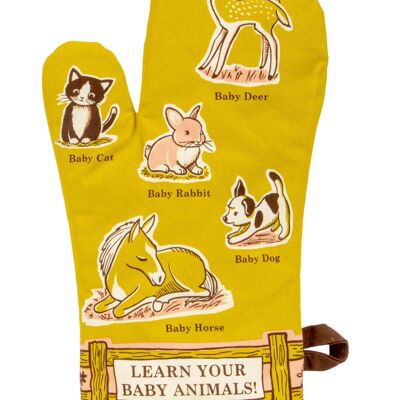 Baby Animals Oven Mitt