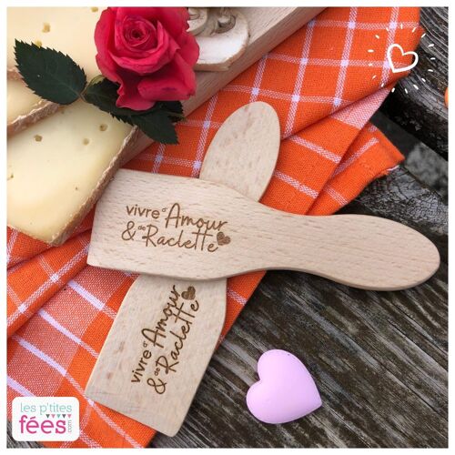 2 Spatules pour Raclette (St Valentin)