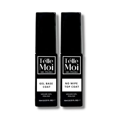 GEL Base Coat| Gel Polish Base Coat GEL Base Coat & No Wipe Top Coat