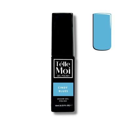 GEL Cindy Blues | Blue Pastel Gel Nail Polish Blue / Creme / 10ml